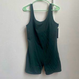 Girlfriend Collective Moss Green Unitard - X-Large